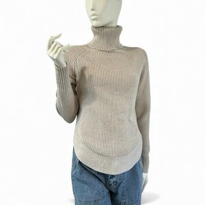 Aritzia Wilfred Free Merino Wool Scoop Hem Turtleneck